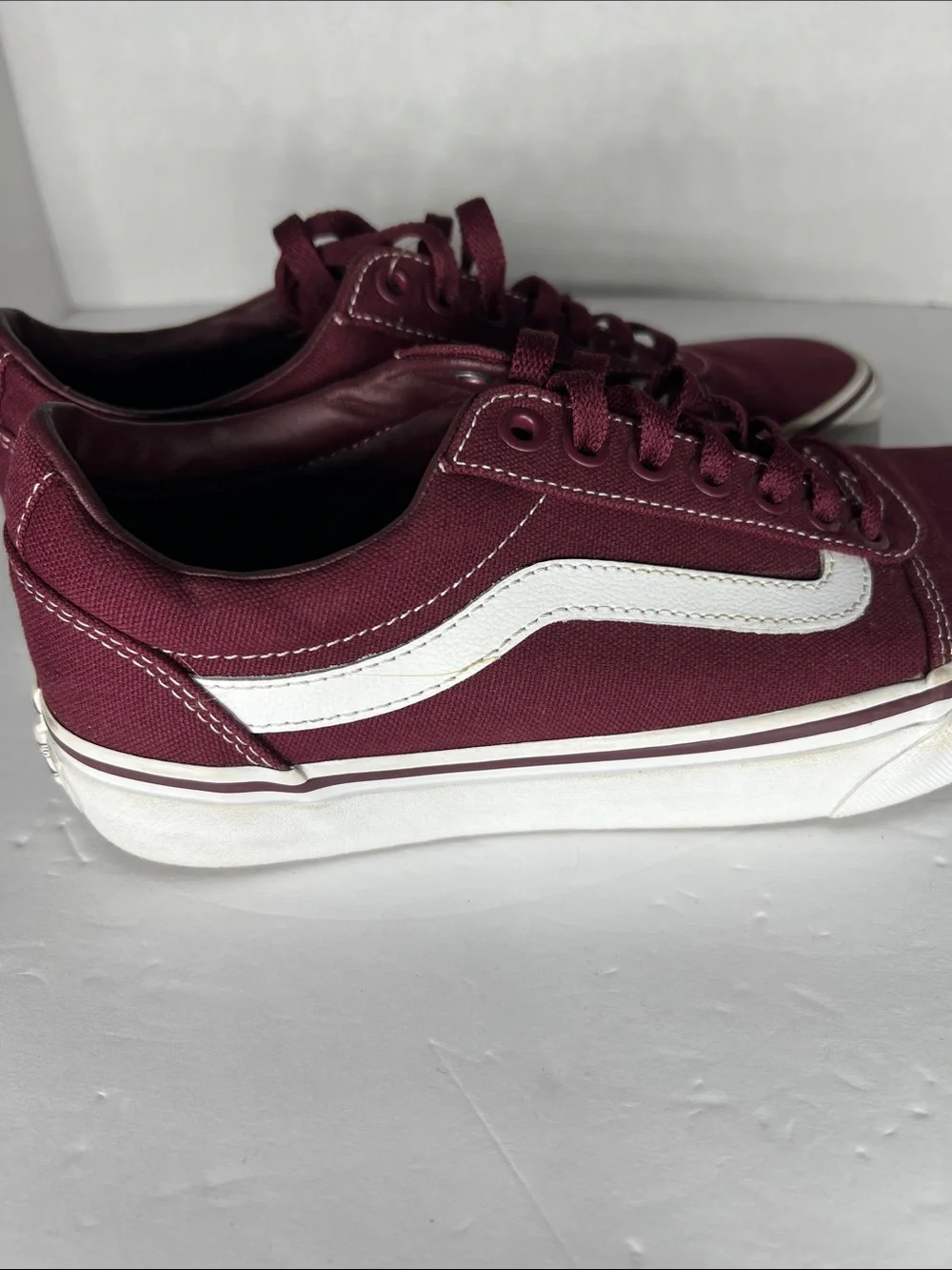 Vans Womens Maroon Sneakers 7